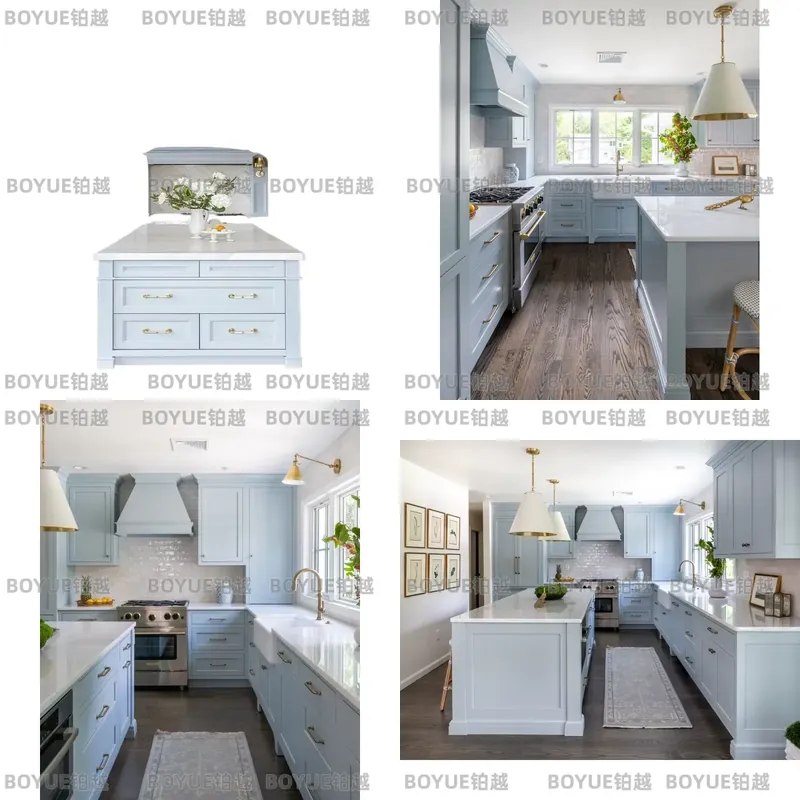 Interior Design Kitchen Modern - Lemari Dapur Kayu Solid Modern Mewah