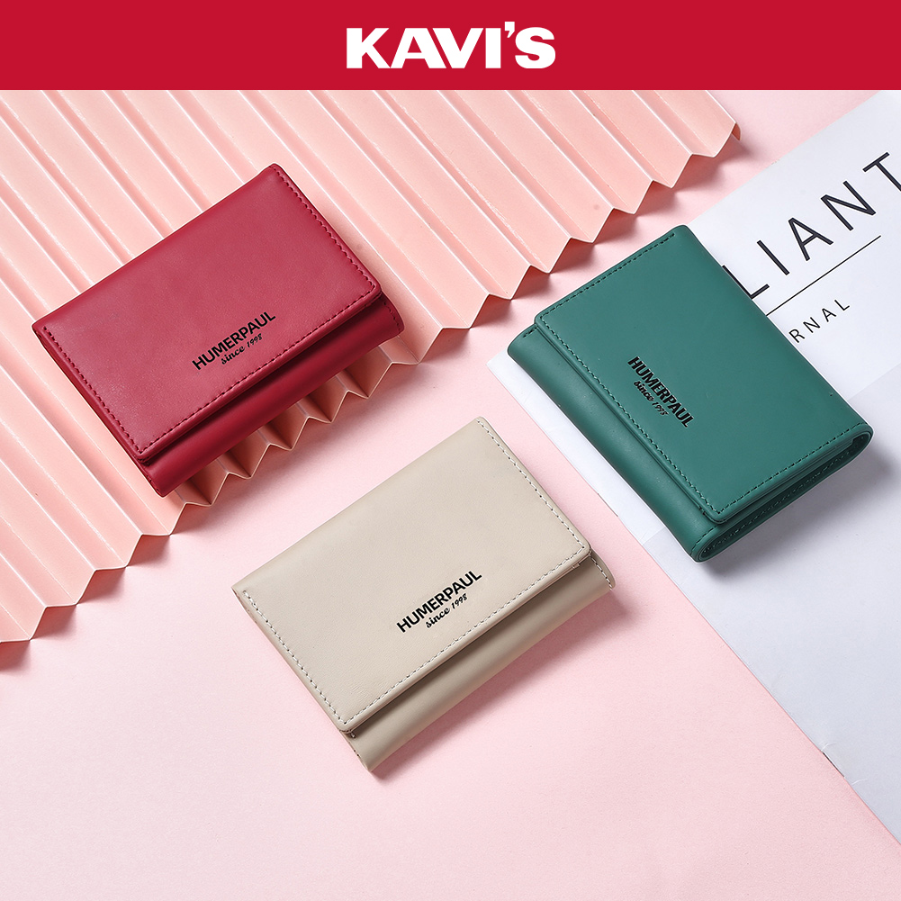 Interior Design Photo - Dompet Lipat Tiga Wanita Tipis Anti-RFID