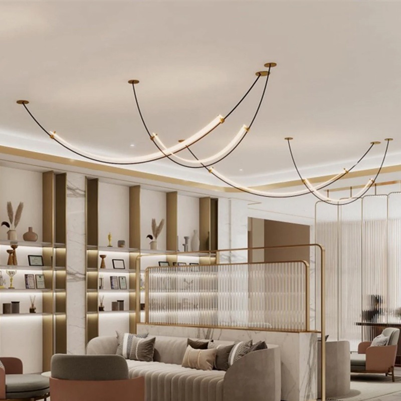 Interior Design Years - Lampu Gantung Desainer Denmark LED Line