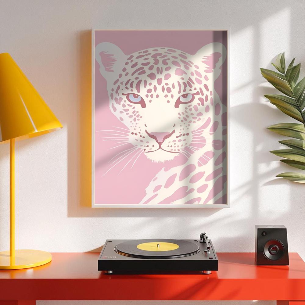 Poster dekorasi pola merah mud - Interior Design Ideas ulasan dan harga