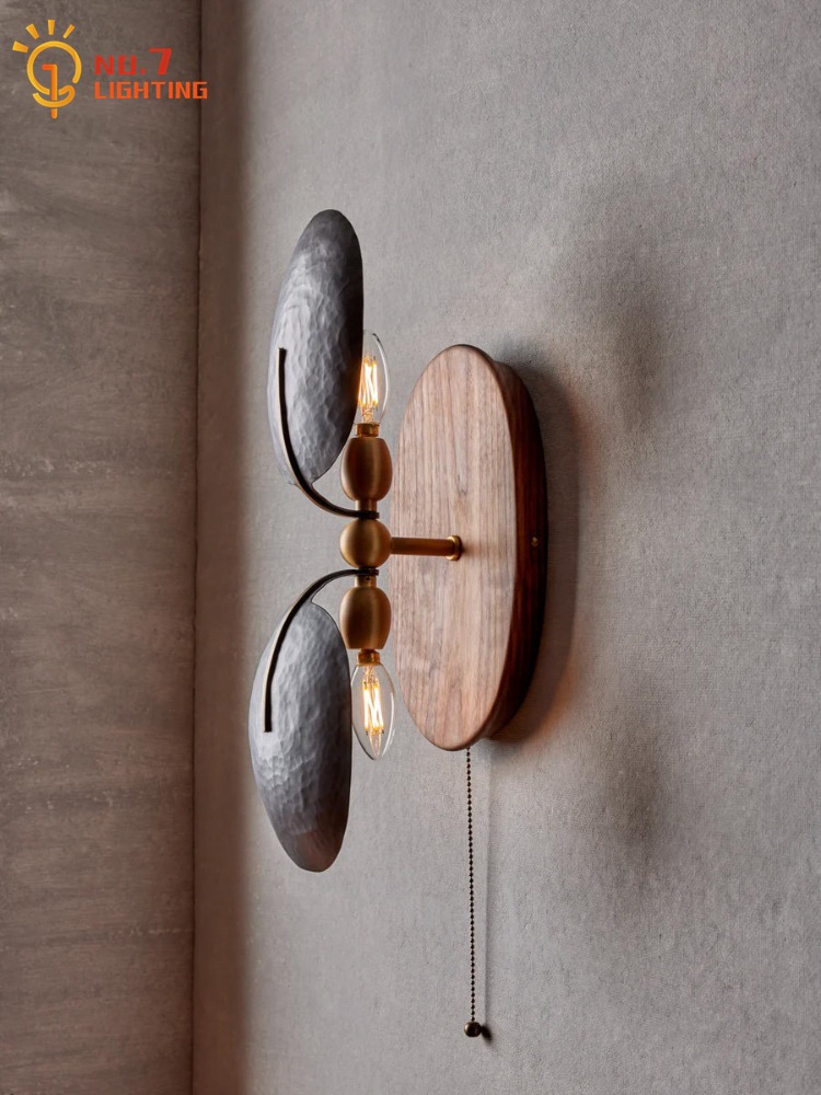 Lampu Dinding Kayu Solid Retro - Interior Design Years ulasan dan harga