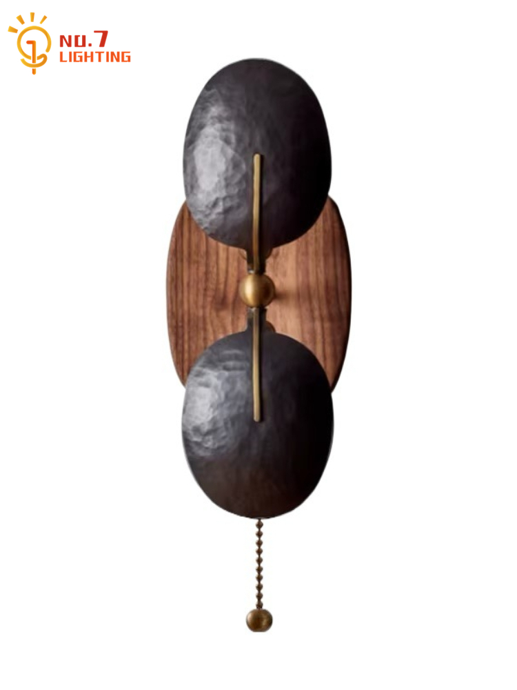 Lampu Dinding Kayu Solid Retro - Interior Design Years ulasan dan harga