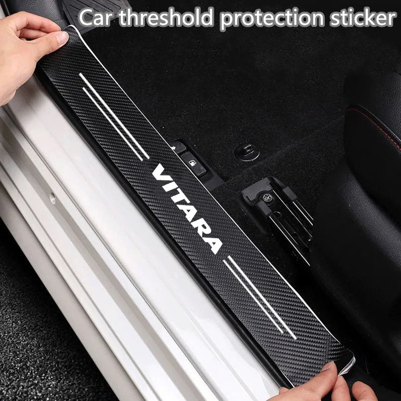 Stiker mobil serat karbon, Str - Interior Design Logo ulasan dan harga