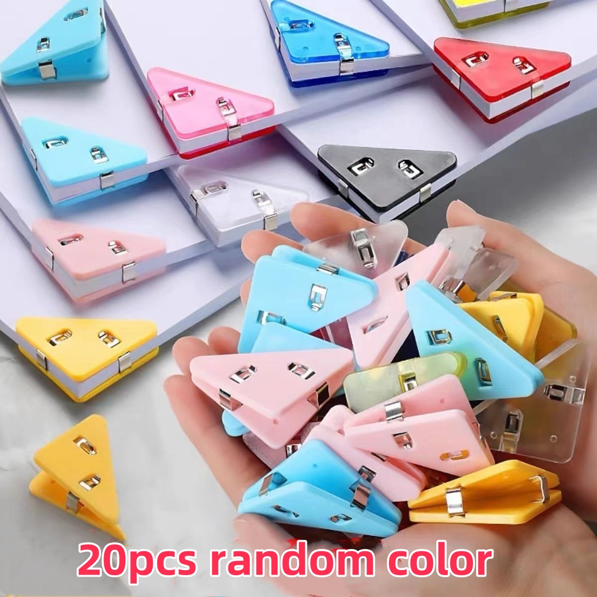 20 Buah Klip Meja Geometris Mu - Geometric Shelf Triangle ulasan dan harga