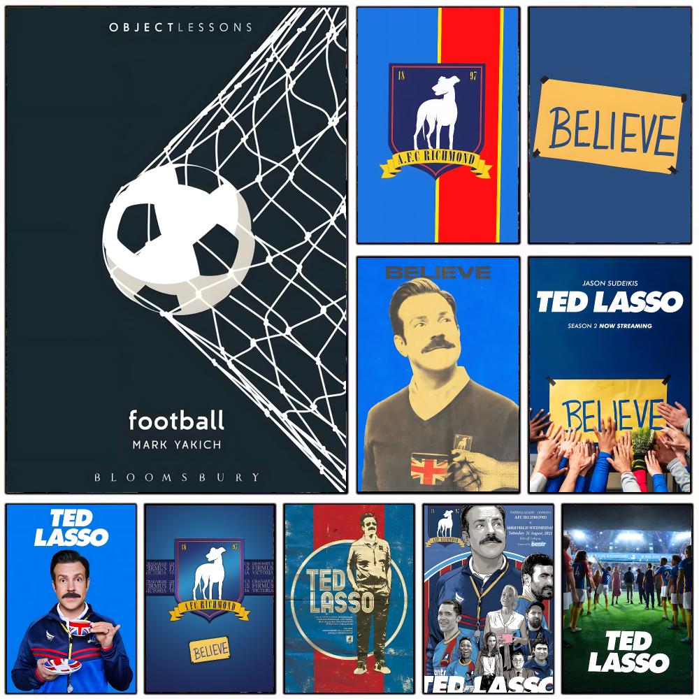 Poster Seri Komedi Ted Lasso,  - Interior Design Ideas ulasan dan harga