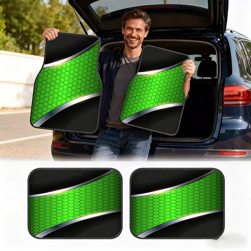 Karpet Mobil 2D 4pcs, Bahan, D - Interior Design Grid ulasan dan harga