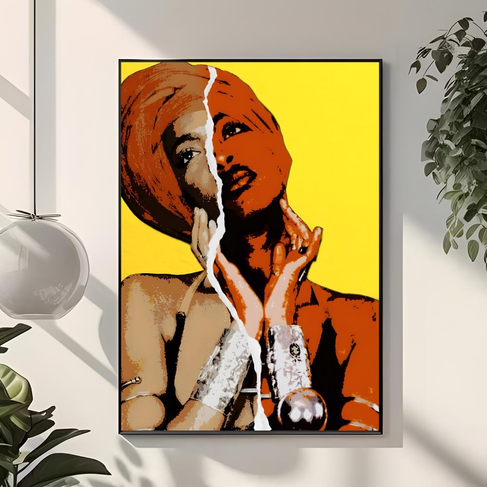 Poster penyanyi R&B E-Erykah B - Interior Design Ideas ulasan dan harga