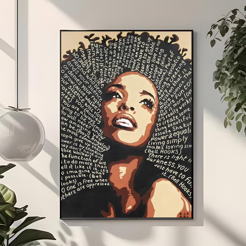 Poster penyanyi R&B E-Erykah B - Interior Design Ideas ulasan dan harga